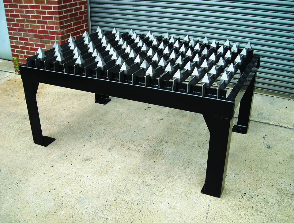 WSC46TABLEPYR Cutting Table WITH 85 Pyramids Weldsale Welding